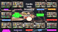 Cardio Desk Drumming Routines