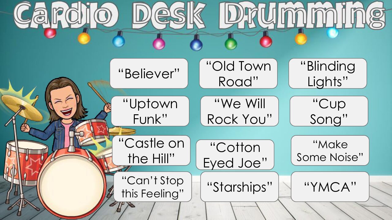 Cardio Desk Drumming