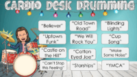 Cardio Desk Drumming