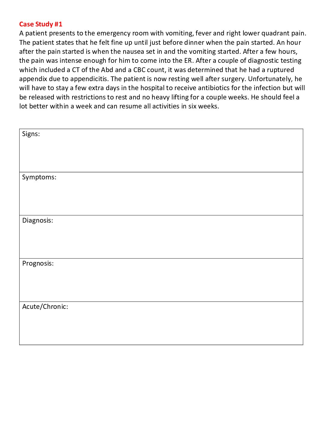 Case Study