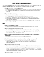 Cell Phone Policy