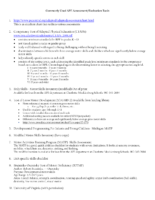 Commonly Used Assessment