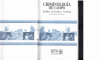 Criminologia De Campo.-Emdd