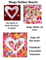 Directions Bingo Dabber Hearts