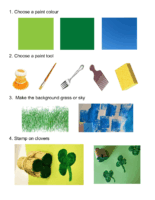 Directions Clover Stamp