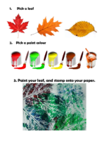 Directions Leaf Stamping