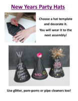 Directions Nye Party Hats