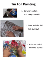 Directions Tin Foil Art