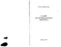 El Arte Del Interrogator Io- Cie Nt If Ic O.-Emdd -Interrogatorios Y Mas