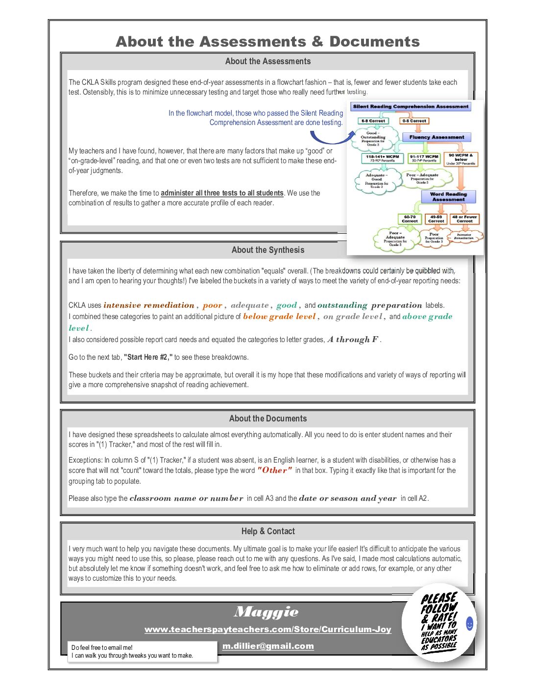 Eoy Skills Assessment Tracker Gr. 1 Sample Pdf