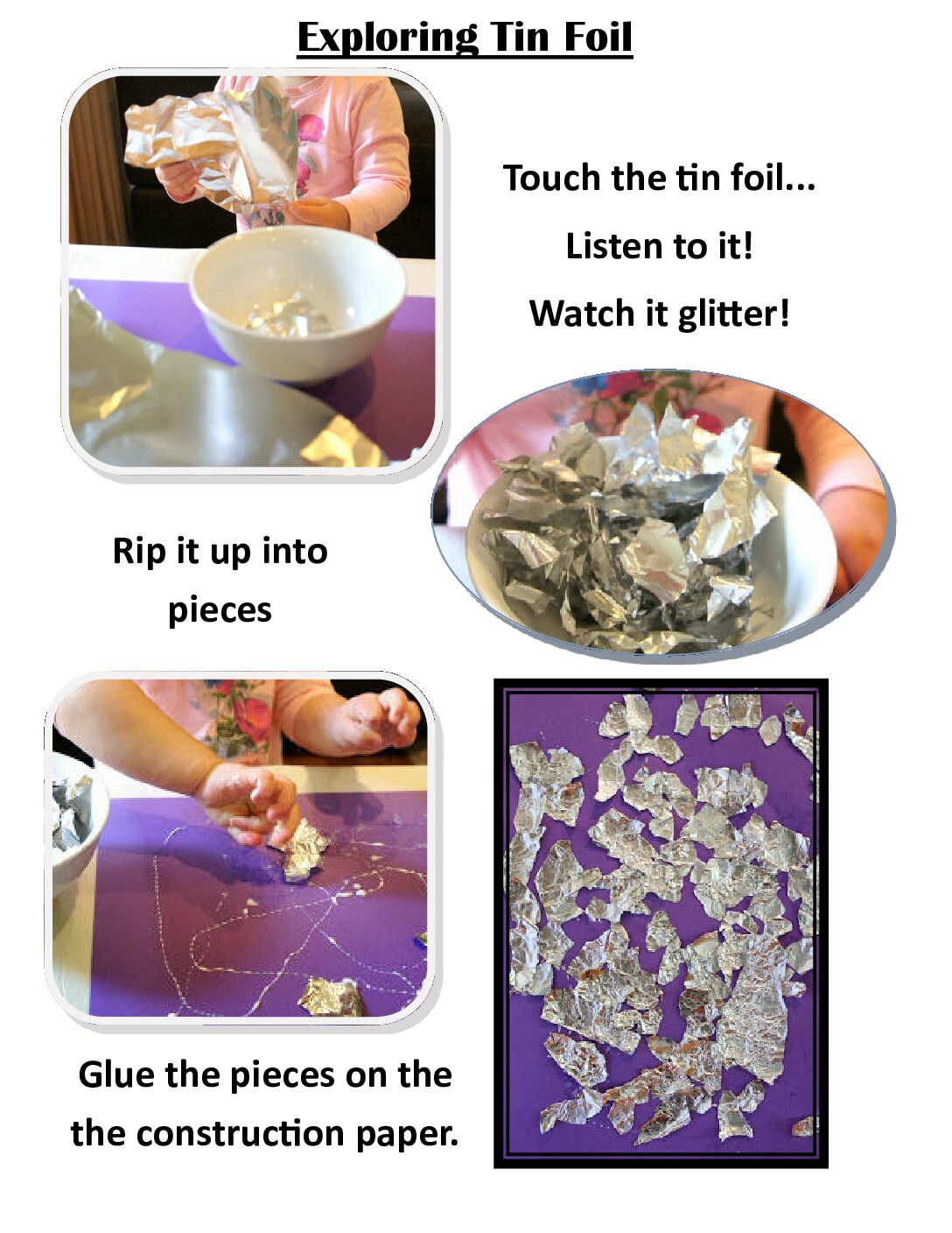 Exploring Tin Foil Directions