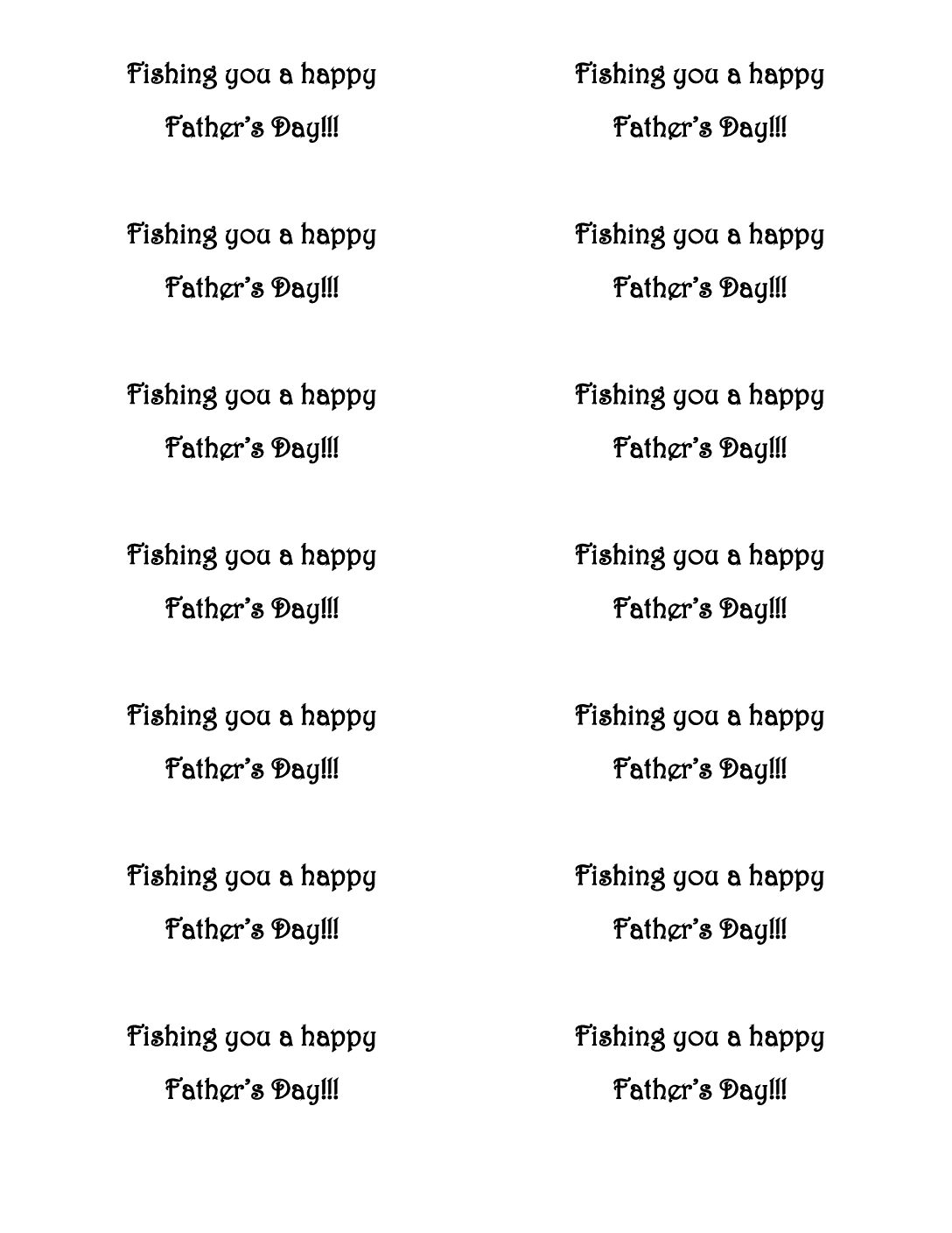 Fathers Day Saying