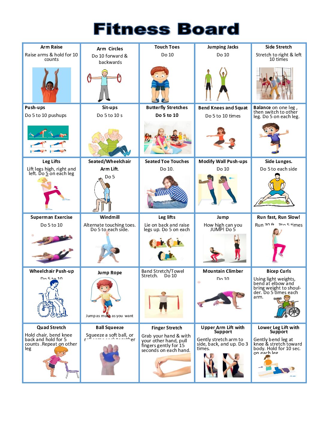 Fitness Visual Pictures By Dc