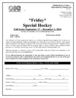 Friday Special Skaters Hockey Class