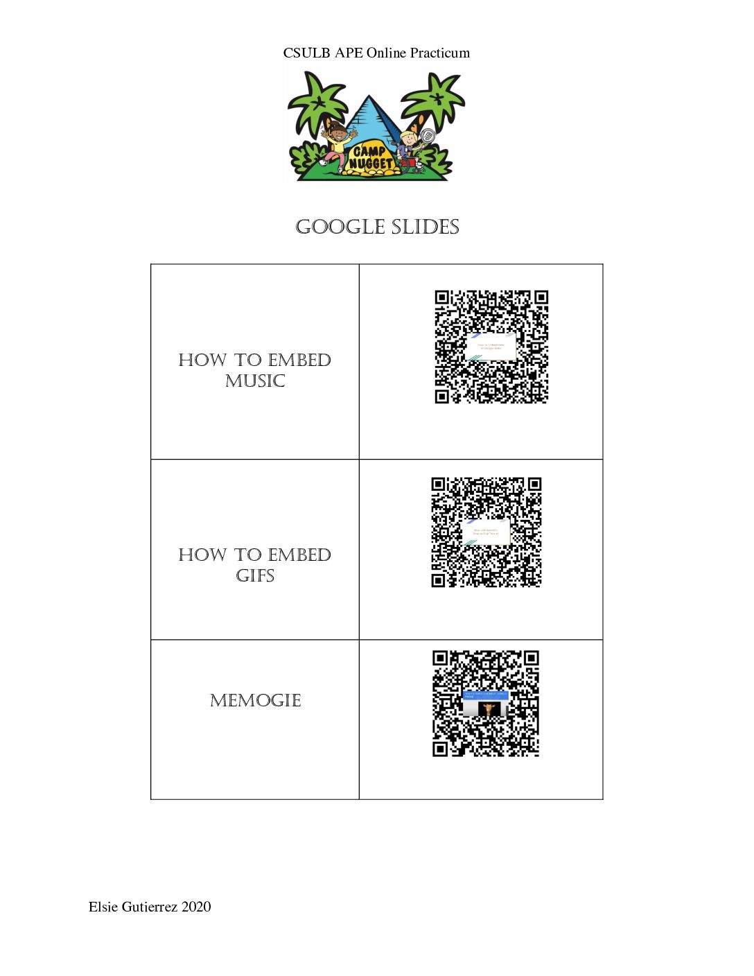 Google Slides Qr Codes