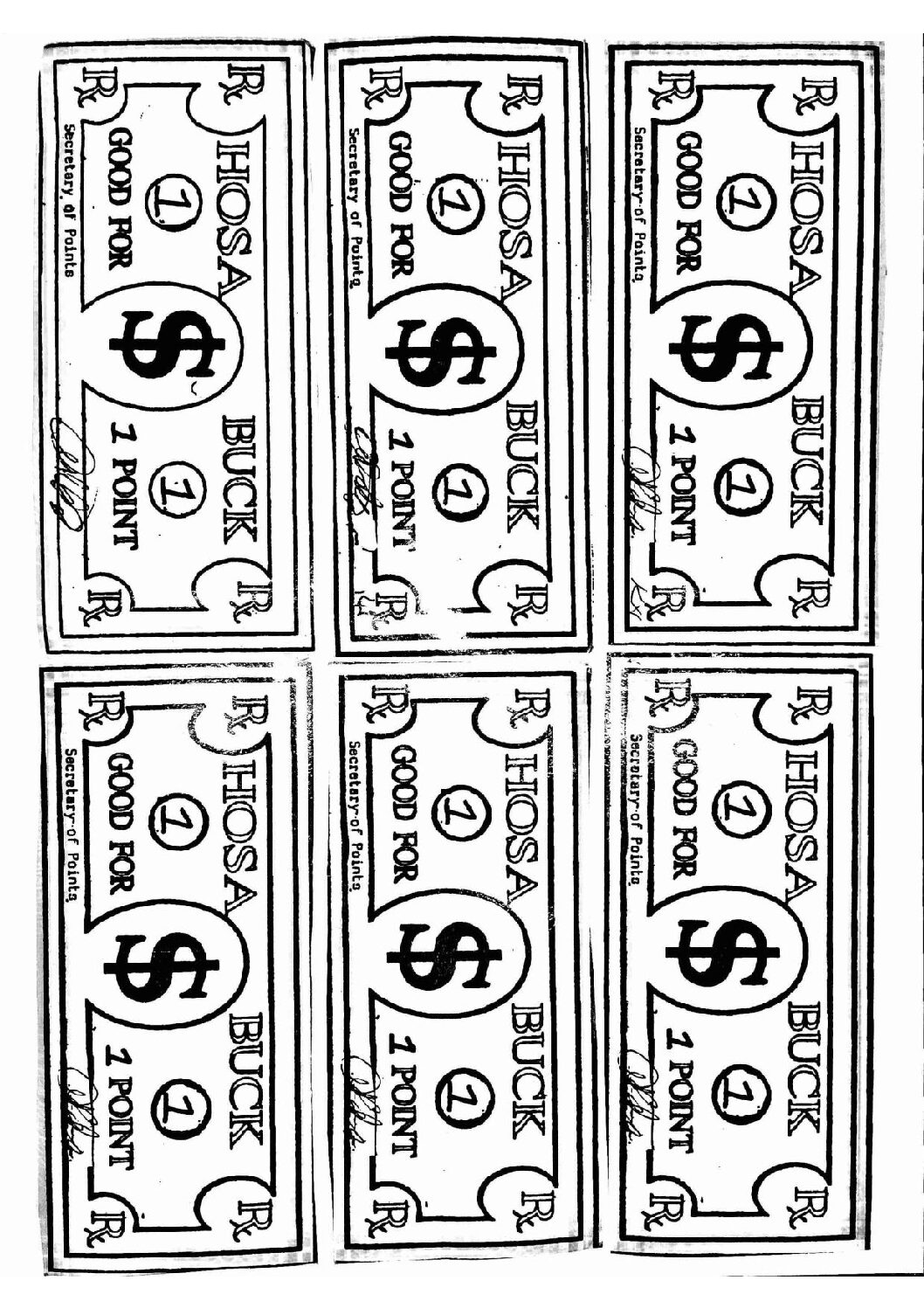 Hos A Bucks Template