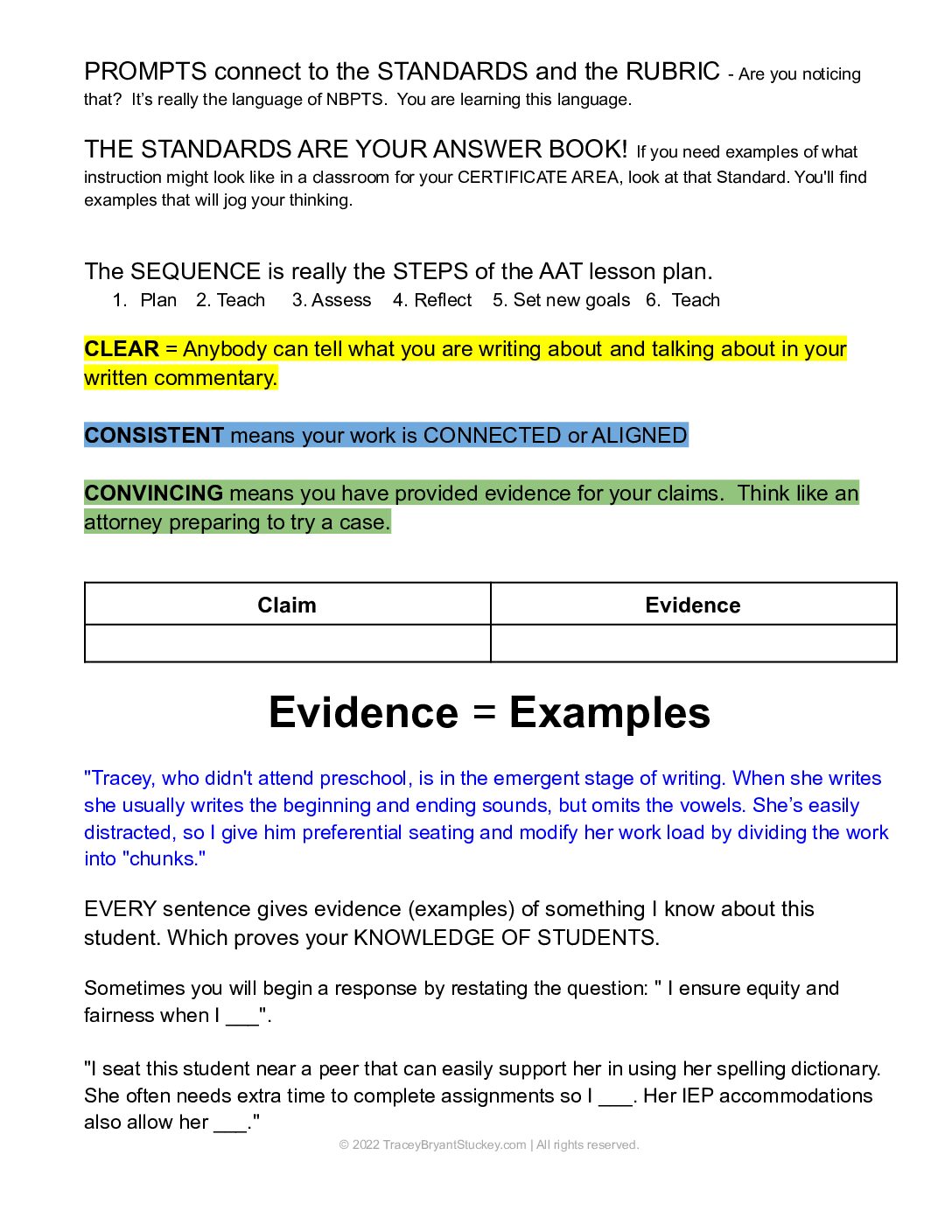 Important Reminders For Initial Certification Candidates
