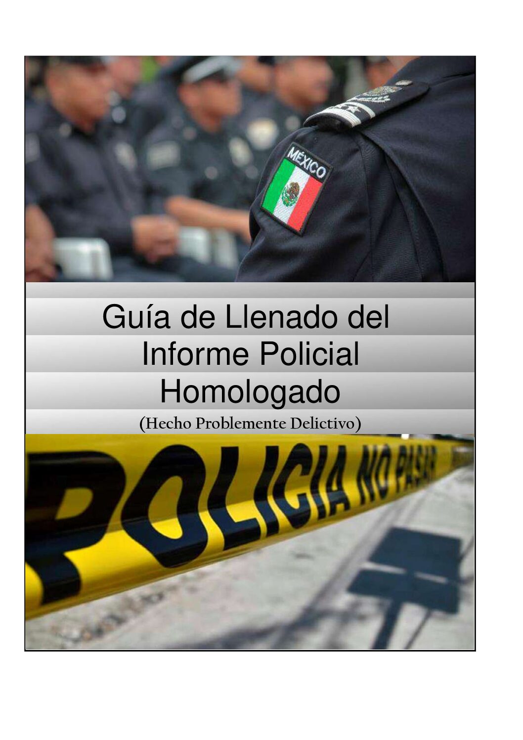 Informe Policial Homologado-Investigacion Criminal