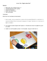 Lesson Plan Apple Cheerio Sort