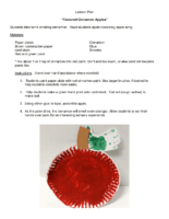Lesson Plan Cinammon Apple