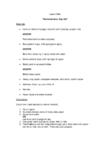 Lesson Plan Remembrance Day Art