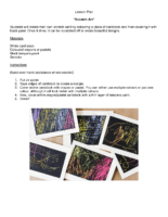 Lesson Plan Scratch Art