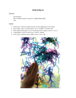 Lesson Plan Sticky String Art
