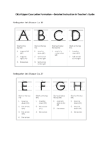 Letter Formation Guide Uppercase