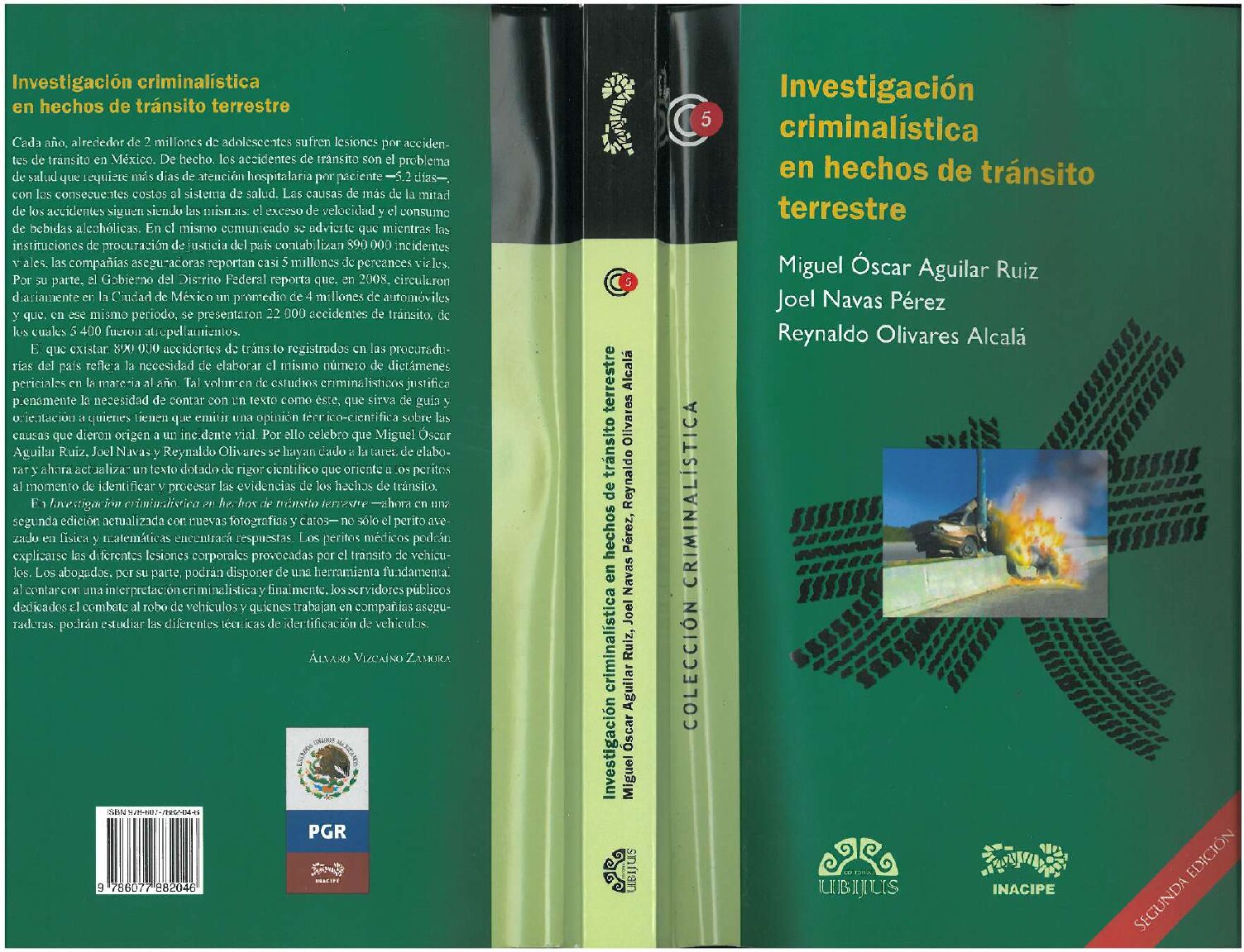 Lıbro Inacıpe Invest Crımın Hechos Transıto-Accidentologia Forense