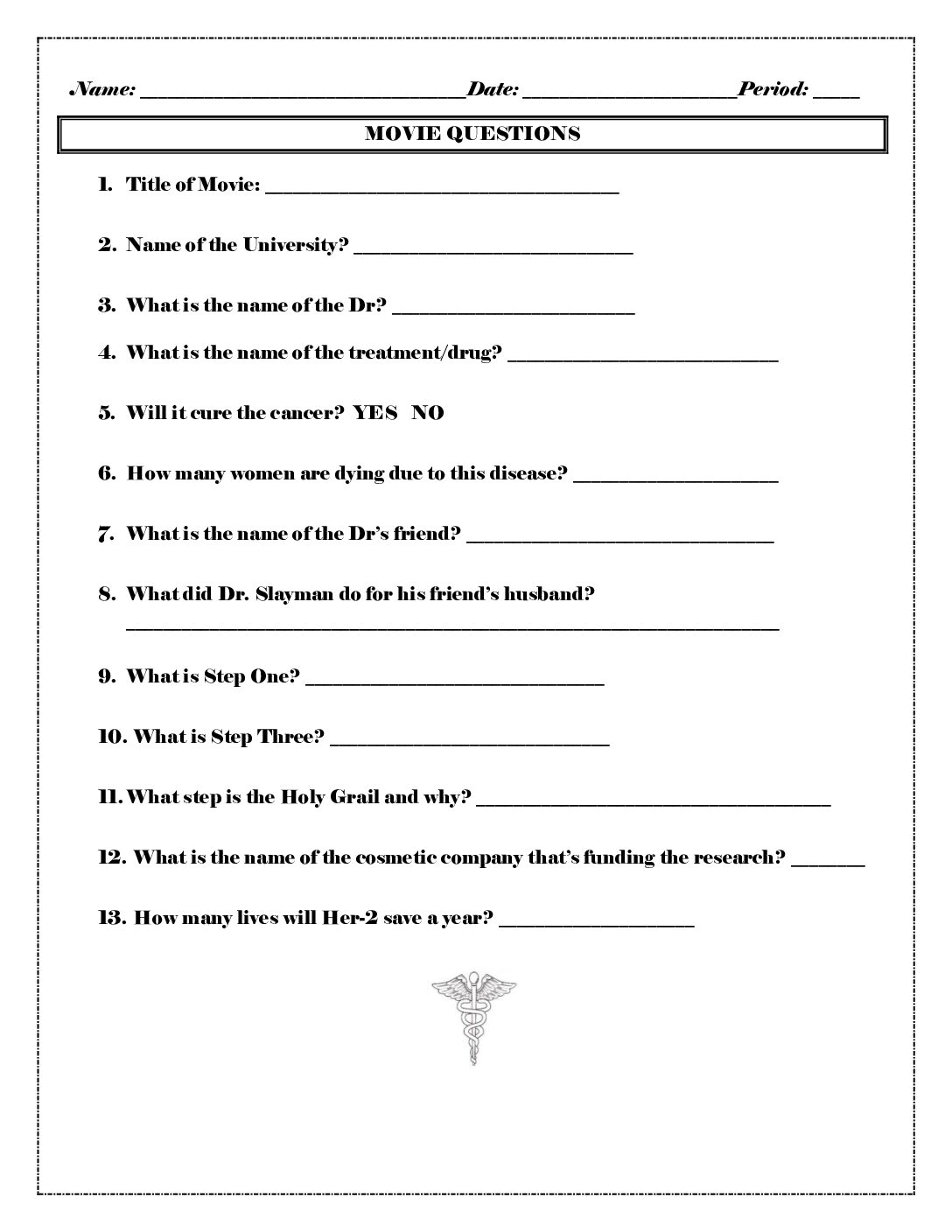 Living Proof Questions