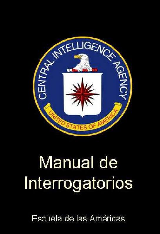 Manual De Interrogatorıos Escuela De Las AméRicas -Interrogatorios Y Mas