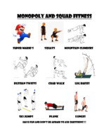 Monopoly Fitness Cheat Sheet