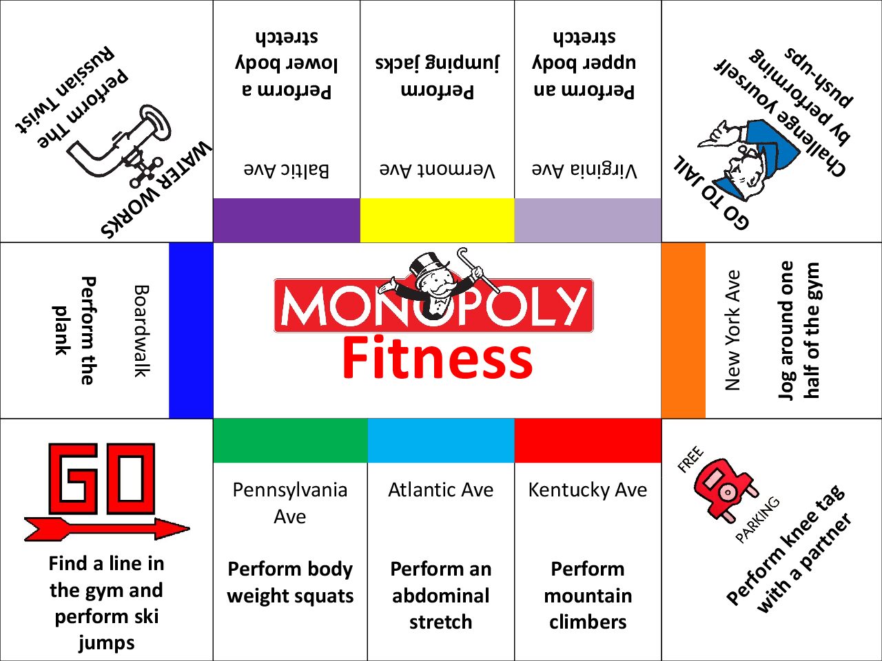 Monopoly Fitness