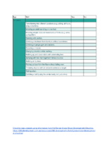 Motor Checklist