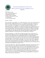 Osep Policy Letter To G Tymeson 2013 Ape For 3 5 Yr Olds