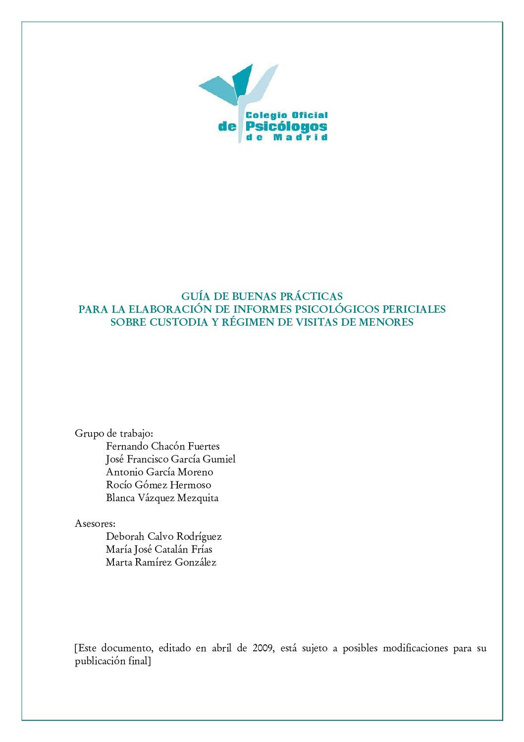 Paralaelaboracion De İnformes Psicologicos-Psicologia Forense