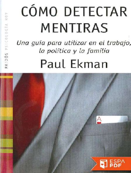 Paul Ekman Como Detectar Mentıras-Poligrafo