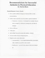Pe Teachers And Para Suggestions