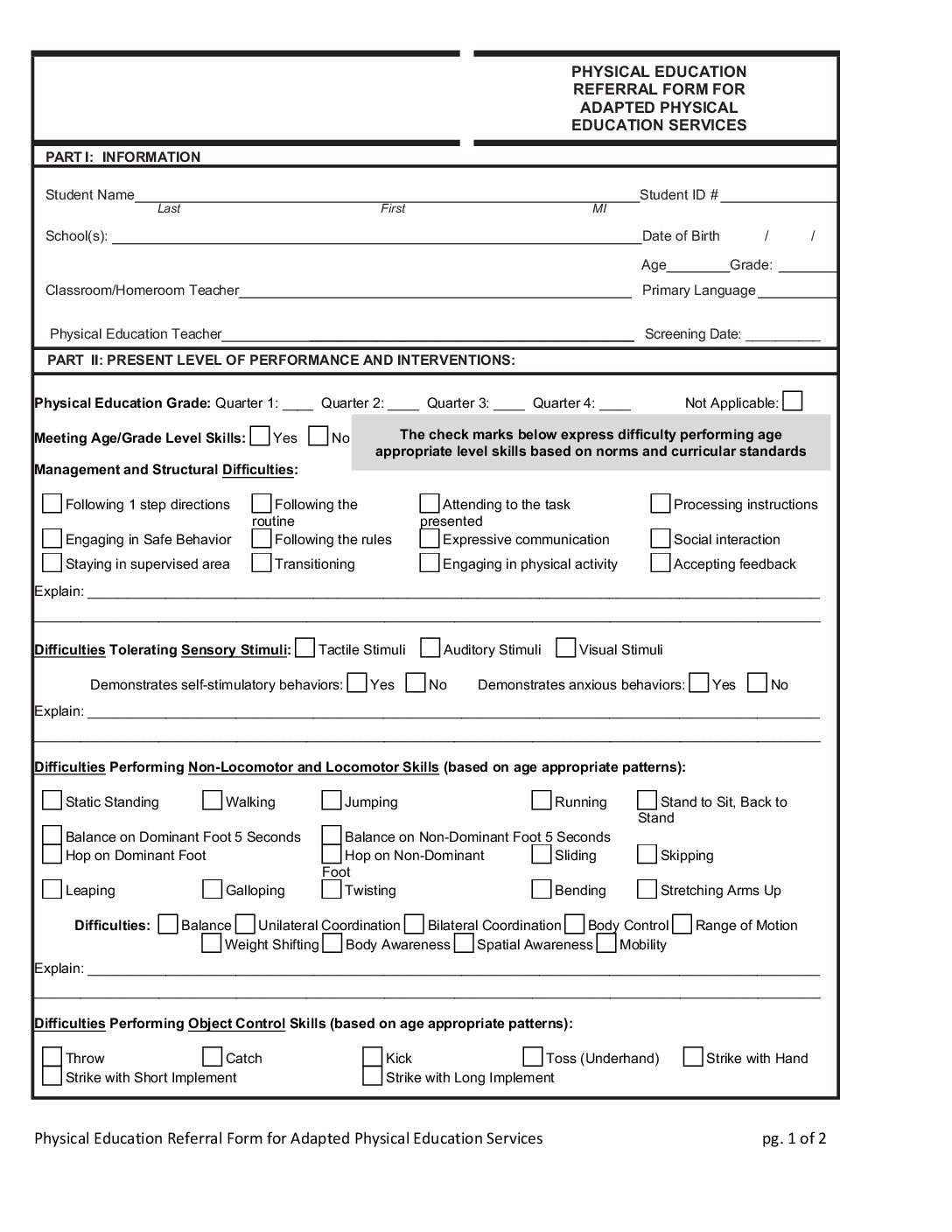 Referral Form