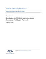 Resolution 10 03 2026 School Swimming Pool Safety Plans Stamped