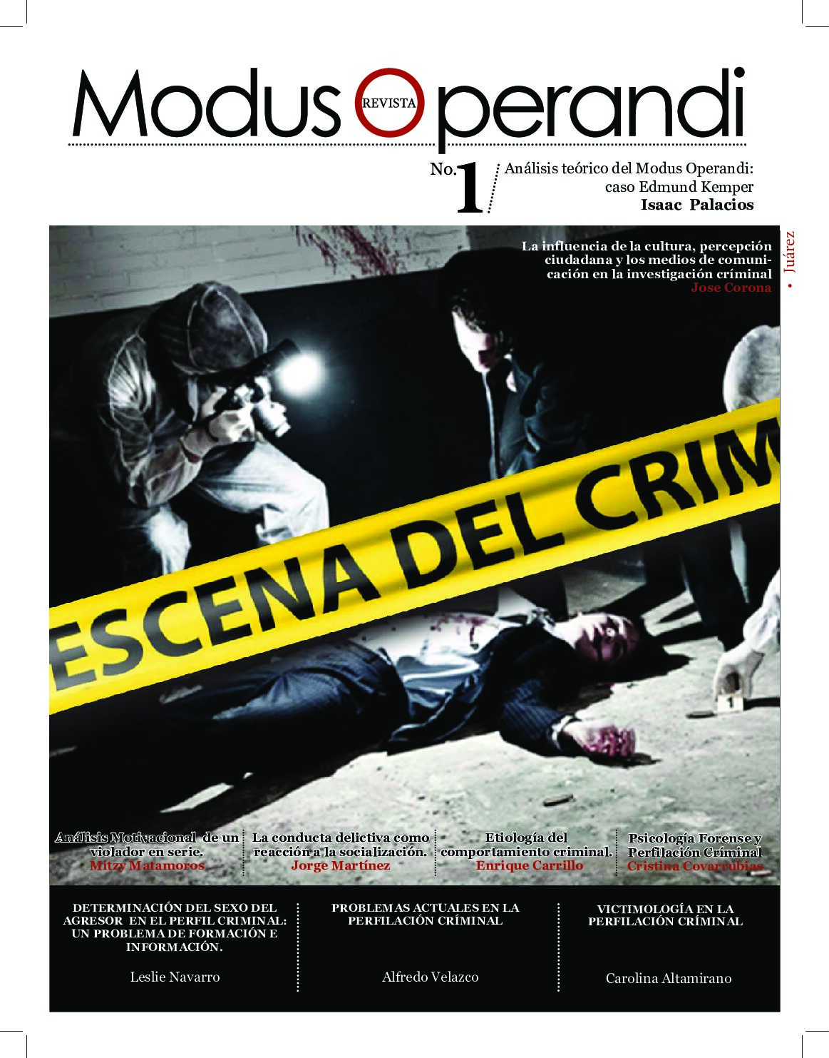 Rev Ist A Modus Operandi Esc Ena Del Crime N-Escena Del Crimen