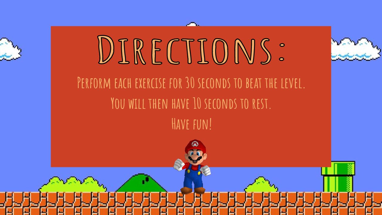 Super Mario Workout 2