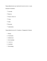 Unit The Integumentary System Diseases Conditions Procedures Therapeutics Careers