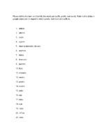 Unit Vocabulary The Integumentary System