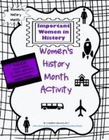 Womens history month biography activity 1