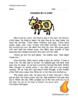 Chased By A Cow