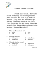 Frank Likes To Fish