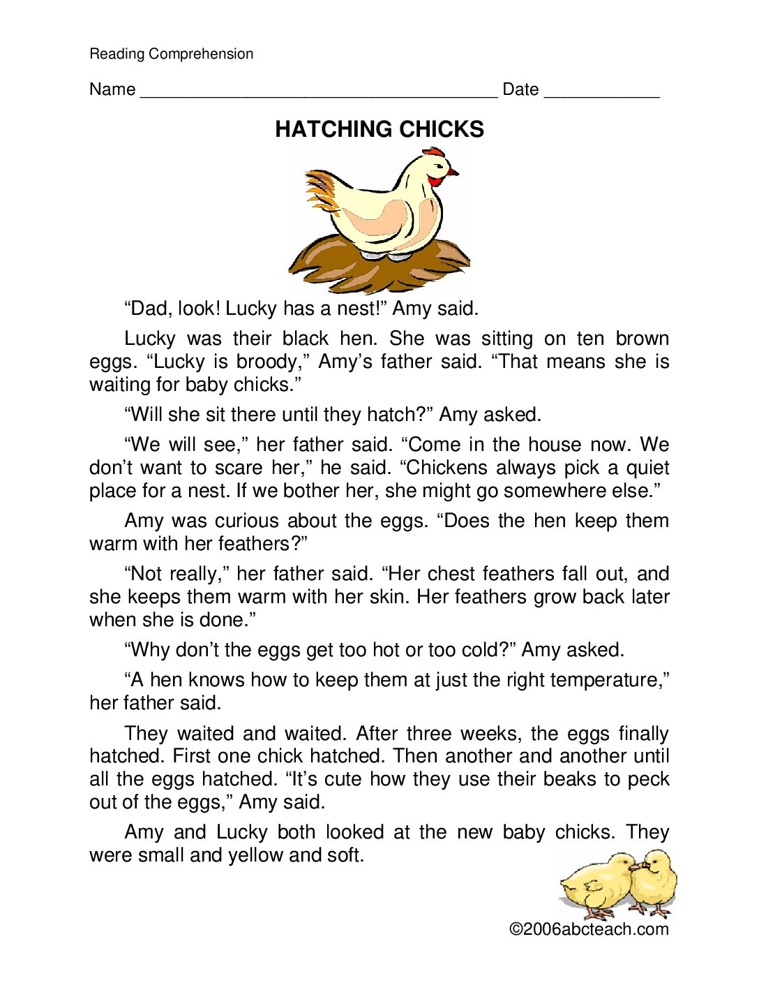 Hatching Chicks