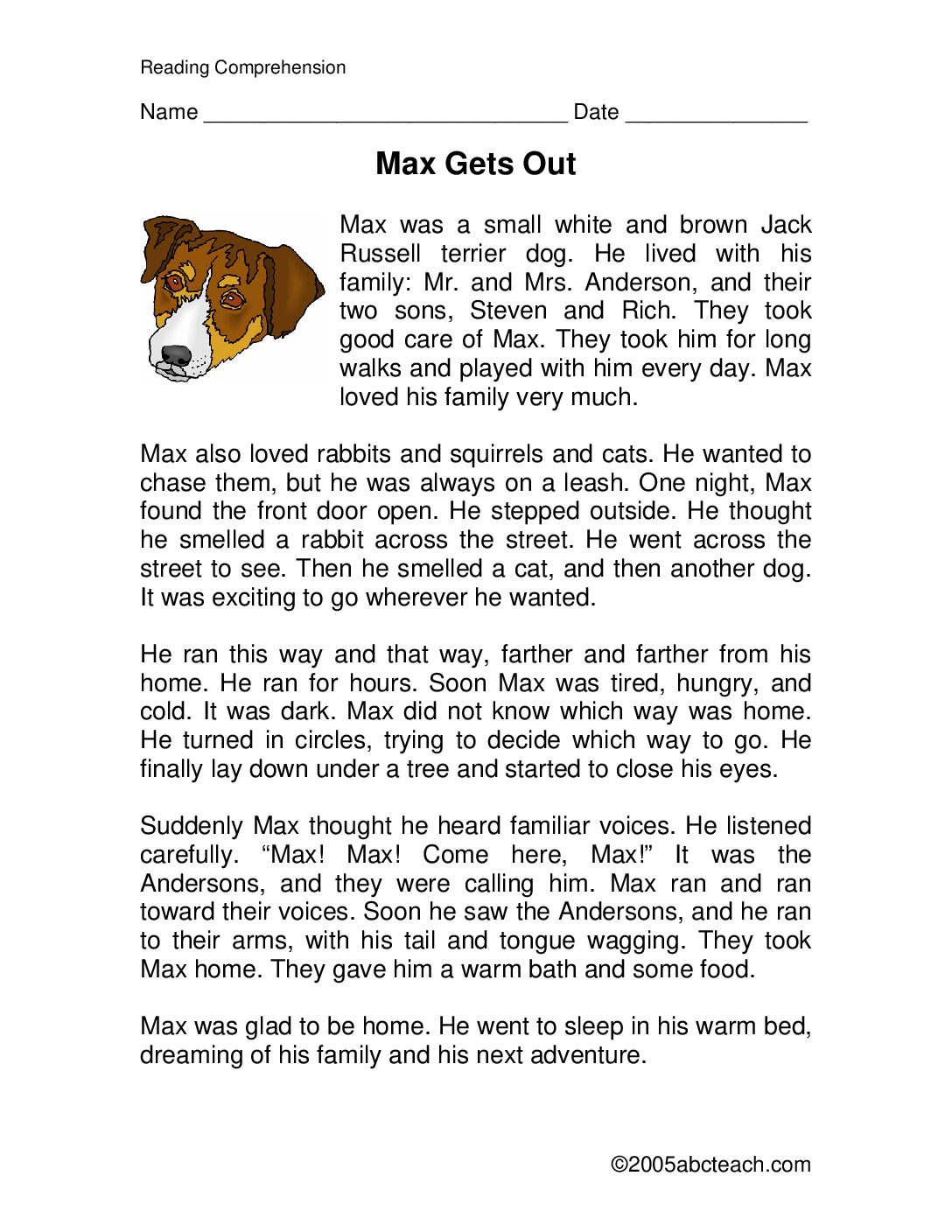 Max Gets Out