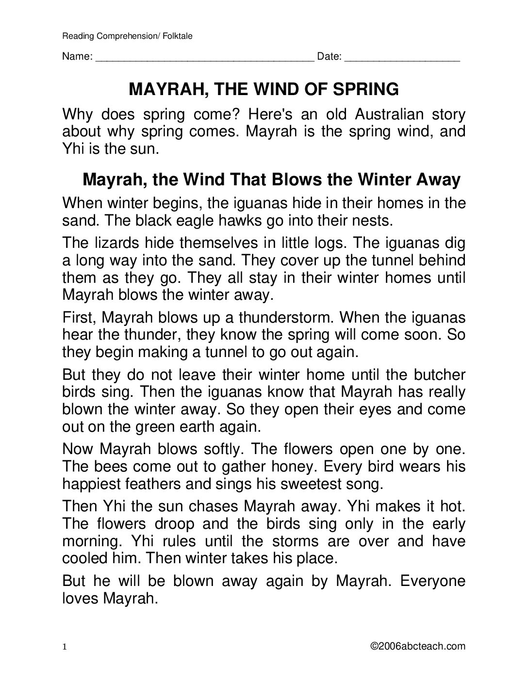 Mayrah, The Wind Of Spring